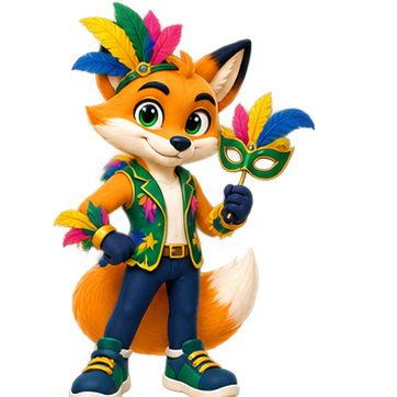Ranki em tema de Carnaval