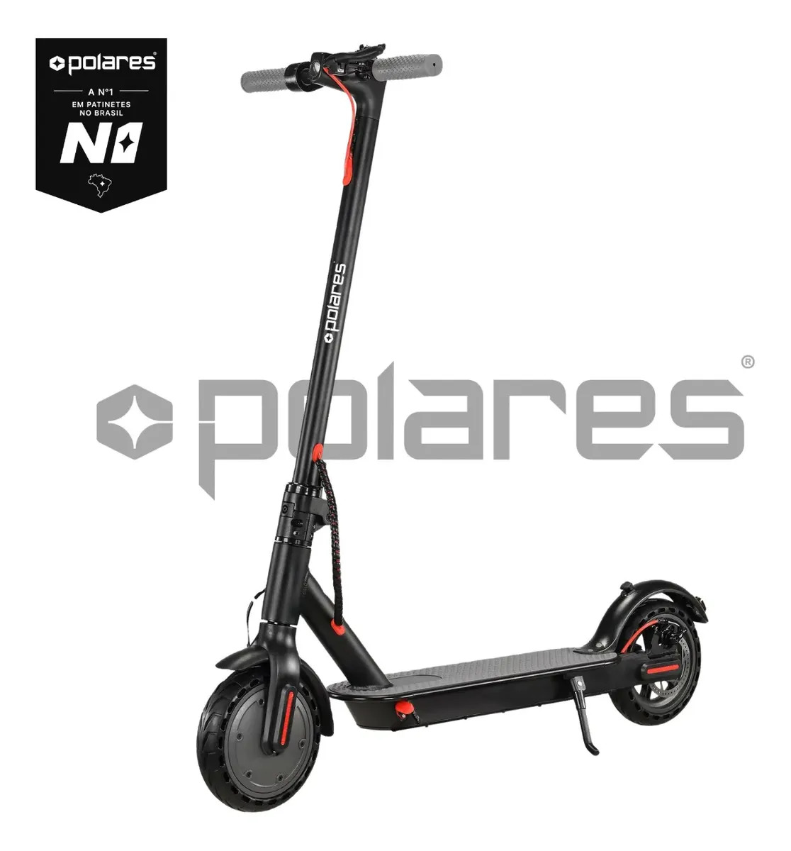 POLARES Z20 Patinete Elétrico Premium 500w Pneu Aderente Velocidade Máxima 32km/h Motorizado Até 30km De Autonomia Polares