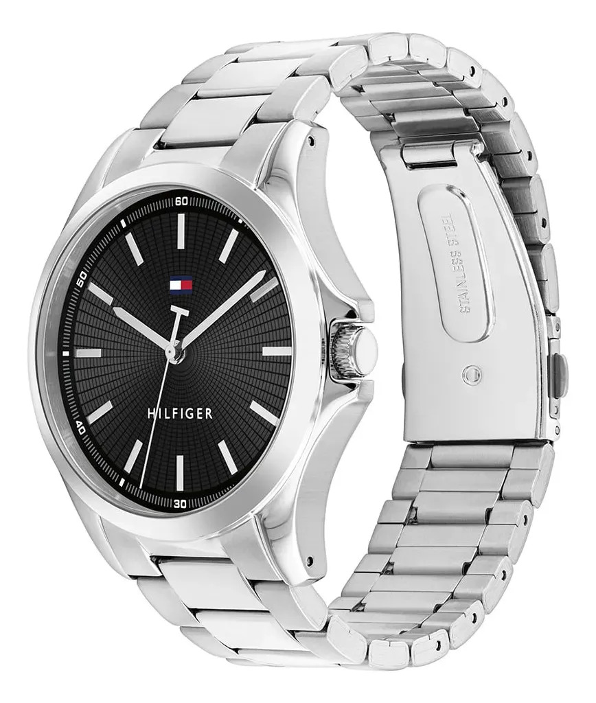 Relógio Tommy Hilfiger Masculino Aço Prateado