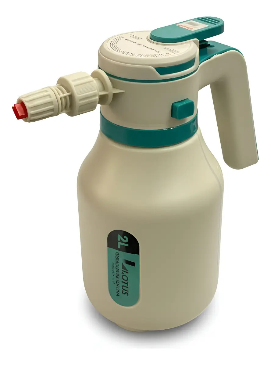 Gerador De Espuma A Bateria 2l Lotus 74v 3 Bar Lavagem Automotiva Branco