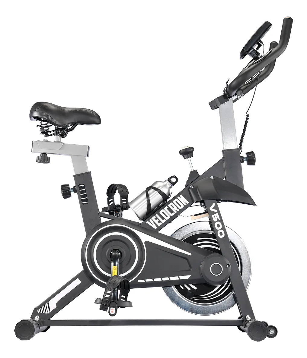Bicicleta Ergométrica Spinning Inércia 5kg Velocron V500 Preto