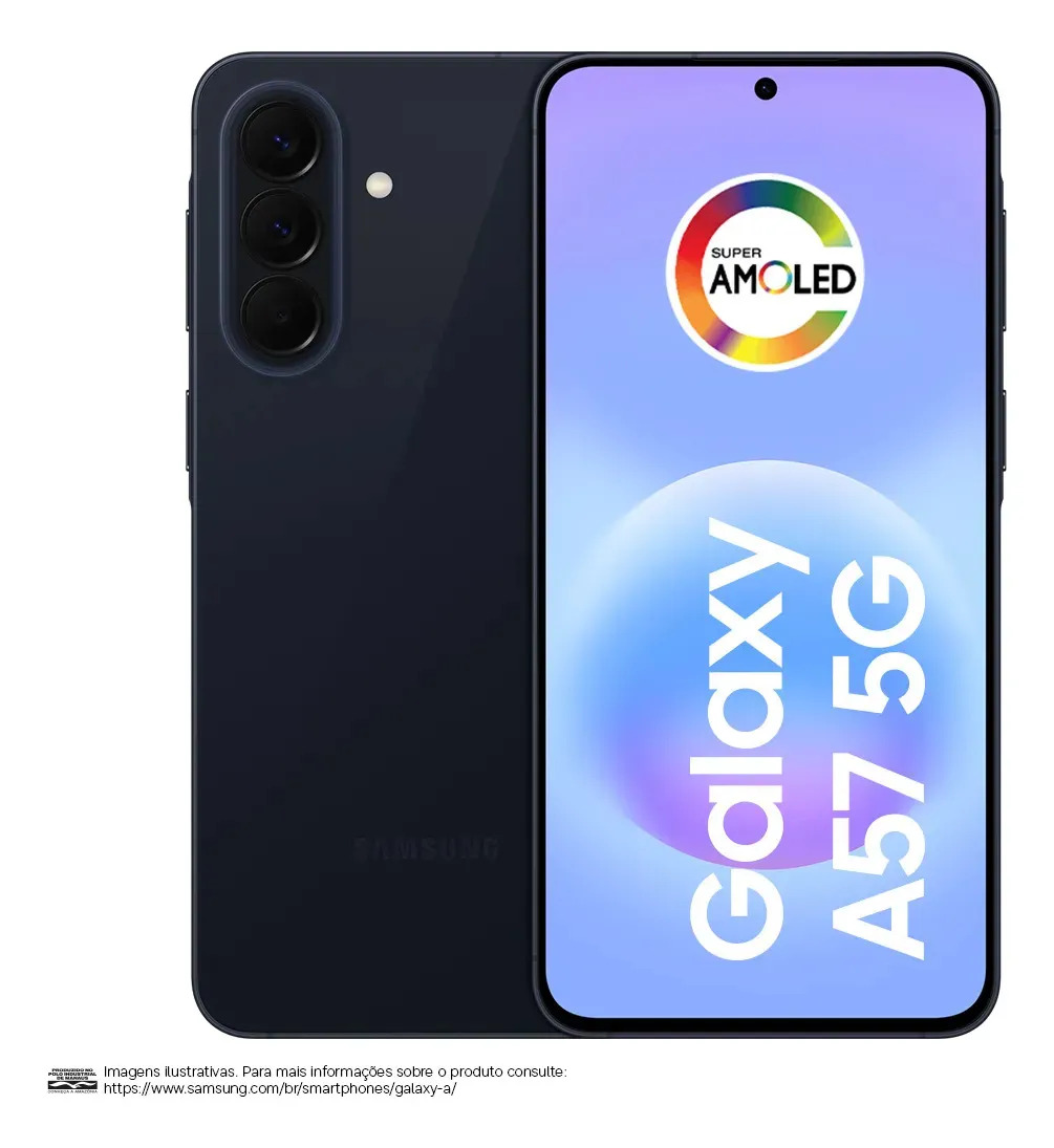 Celular Samsung Galaxy A57 5G 128GB, 8GB RAM, Recursos AI