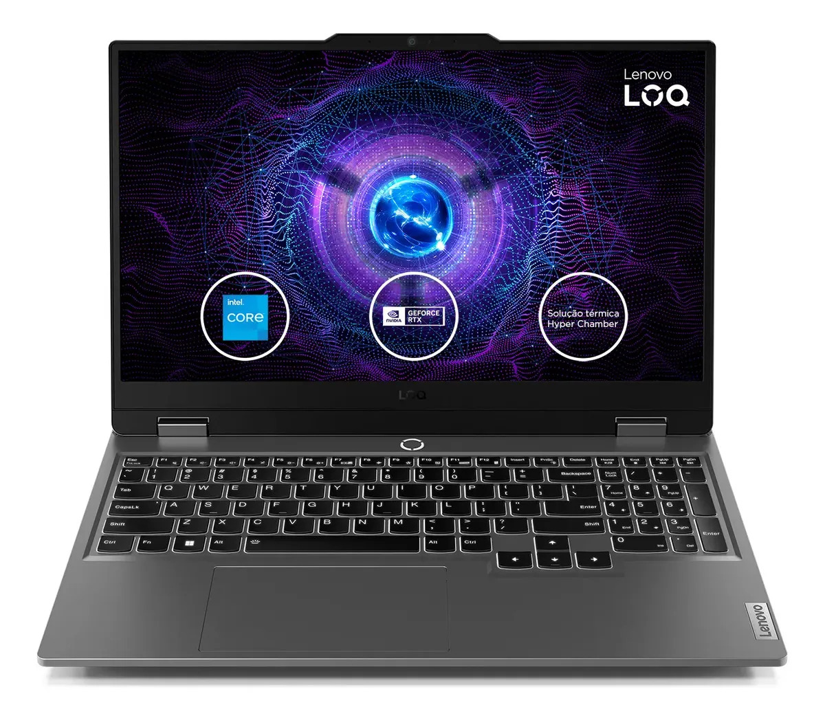 Notebook Gamer Lenovo LOQ 15IRX9 Intel Core i5-13450HX RTX 3050 8GB 512GB SSD windows 11