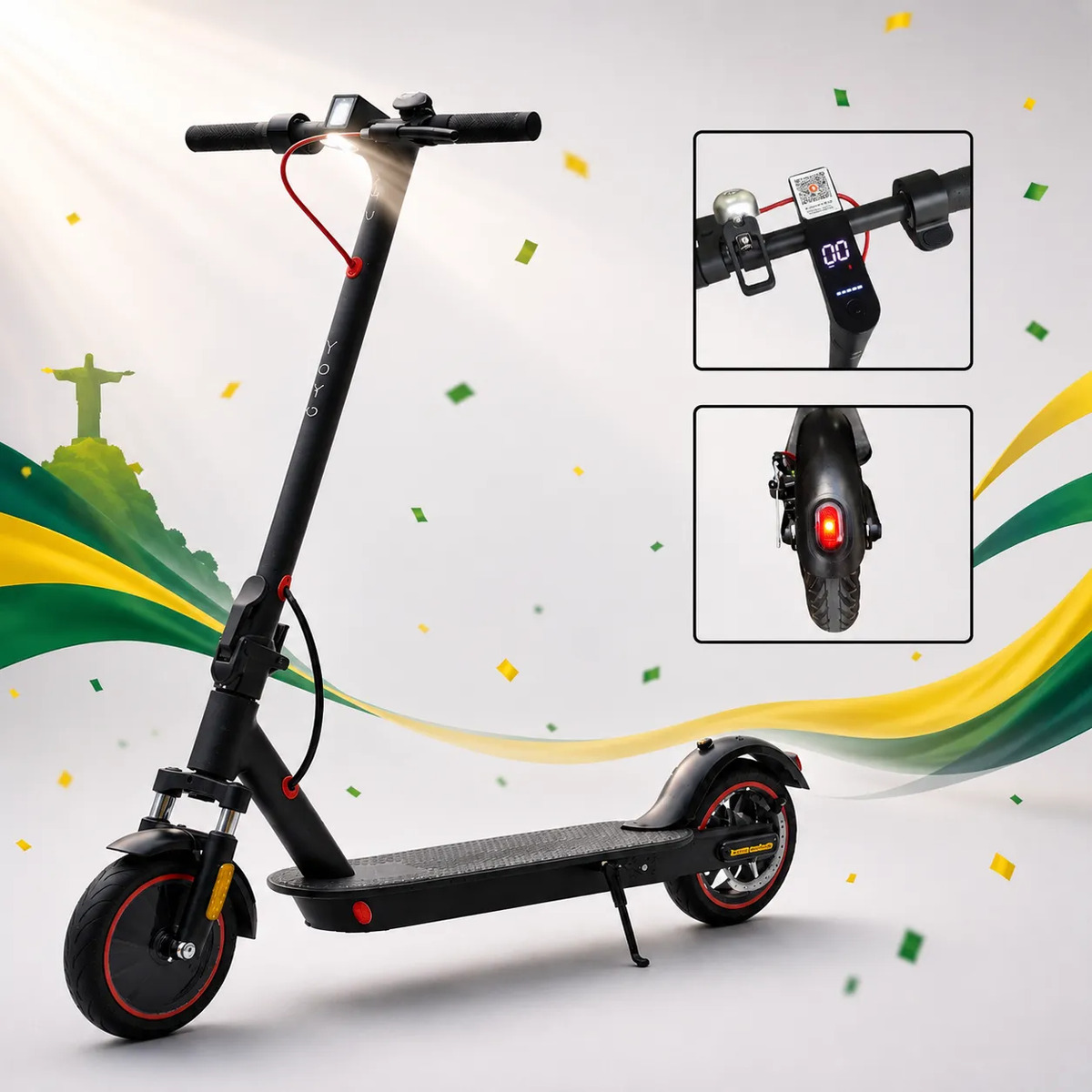 Patinete Elétrico V01premium 500w7.8a Amortecedor Hidráulico