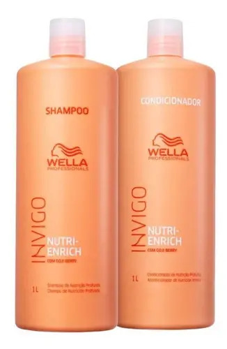 Wella Kit Nutri Enrich Shampoo 1l+condicionador 1l