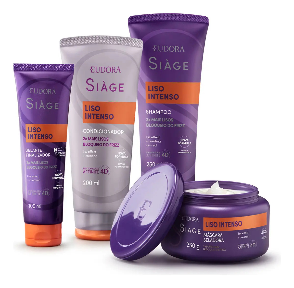 Eudora Kit Siàge Liso Intenso (4 Itens)