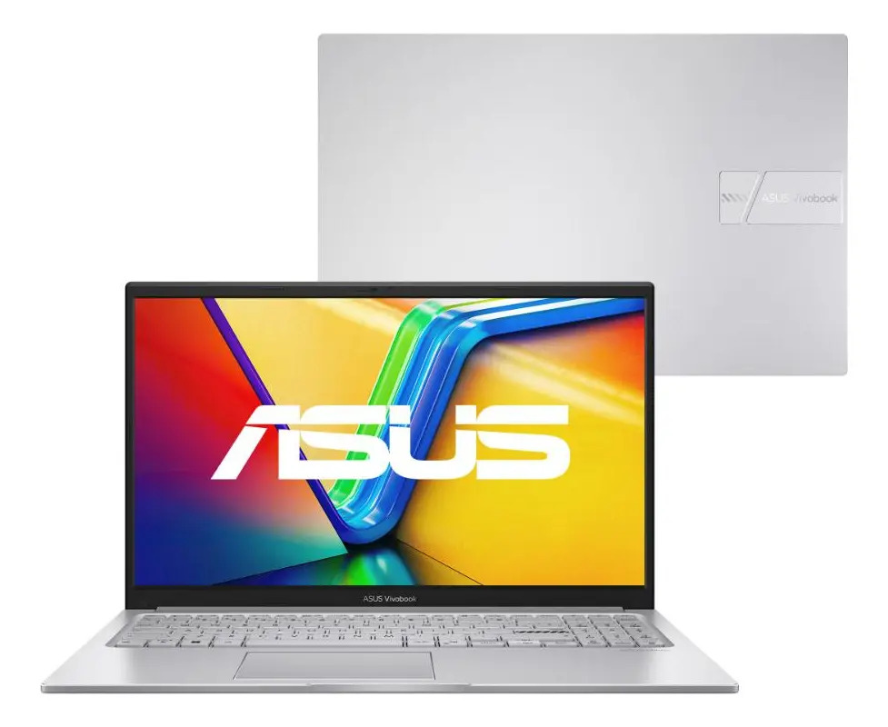 Notebook Asus Vivobook 15 X1504va Intel Core I5 1334u 8gb Ram 512gb Ssd Intel Iris Xe Windows 11 Home Tela 15,6 Fhd Silver - Nj1740w