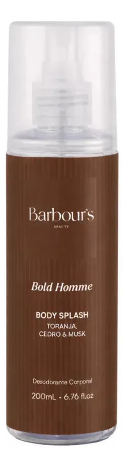 Bold Homme Body Splash Masculino Barbour's Beauty 200ml