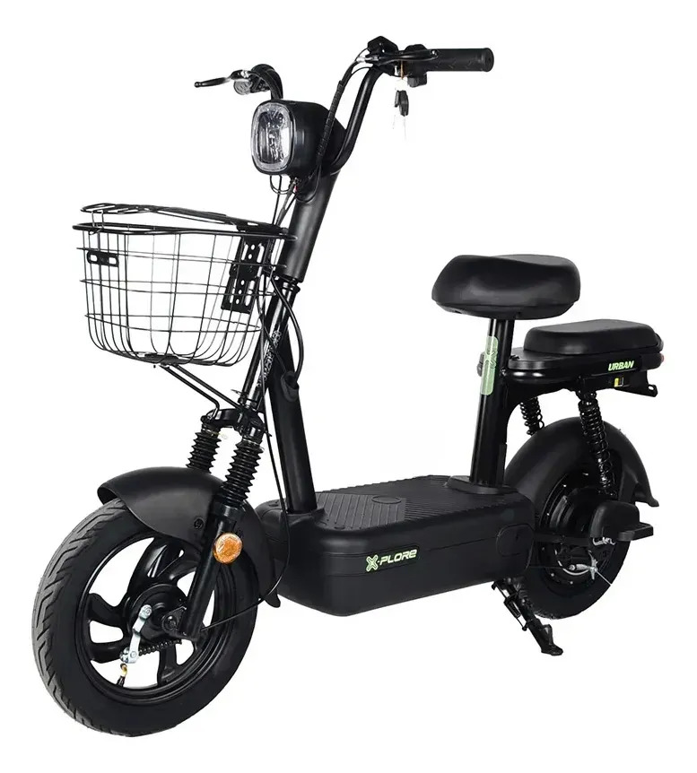 Bicicleta Scooter Elétrica Xplore 48v/ 12ah 500w Sem Cnh Preto
