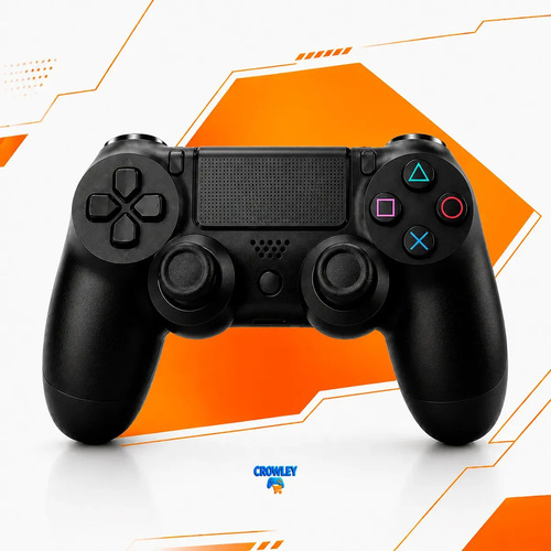 Controle Sem Fio Bluetooth Para Videogame Tv Smart Pc Gamer Celular Dual Shock Joystick Manete - Crowley