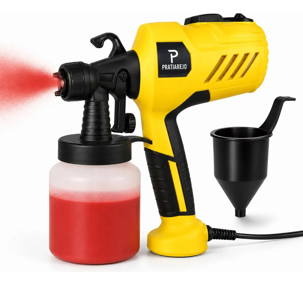 Pistola De Pintura 400w Profissional Elétrica Pulverizadora 800ml Regulações De Spray Prevenção De Refluxo Para Projetos De Renovação Doméstica 110v Marca Colpaq